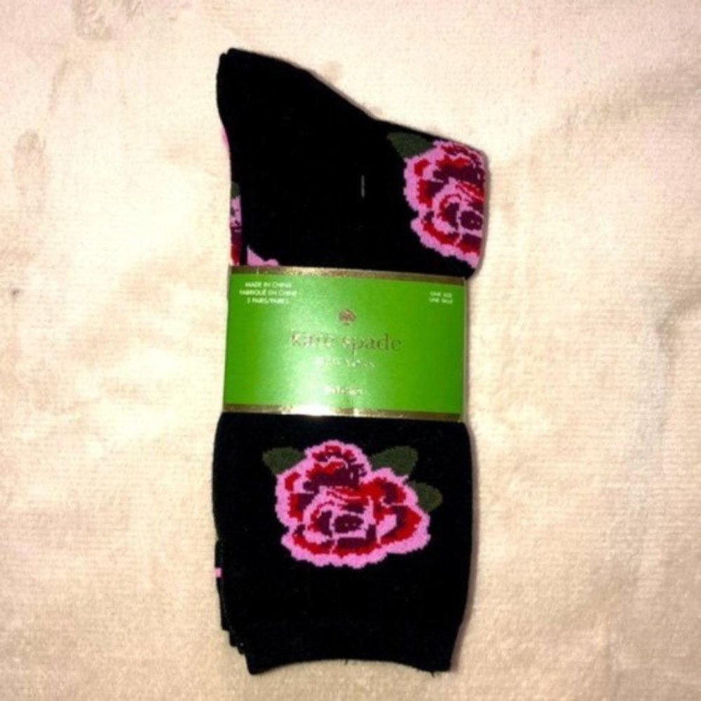 Kate Spade Women’s Crew Socks 3 Pair